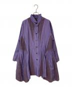 YACCO MARICARDヤッコマリカルド）の古着「シルクコットンワンピース」｜パープル