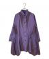 YACCO MARICARD（ヤッコマリカルド）の古着「シルクコットンワンピース」｜パープル
