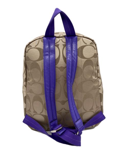 COACH（コーチ）COACH (コーチ) デイジー シグネチャー バックパック ベージュ サイズ:-の古着・服飾アイテム