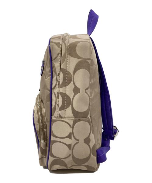 COACH（コーチ）COACH (コーチ) デイジー シグネチャー バックパック ベージュ サイズ:-の古着・服飾アイテム