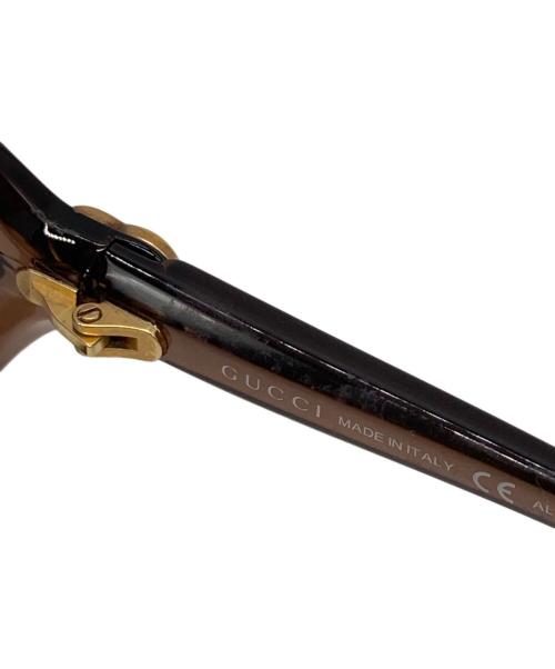 GUCCI（グッチ）GUCCI (グッチ) インターロッキングG ハート サングラス ブラウン サイズ:62□13-120-54の古着・服飾アイテム