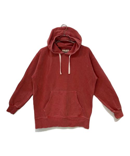 NIGEL CABOURN（ナイジェルケーボン）NIGEL CABOURN (ナイジェルケーボン) Embroidered Arrow Hoody レッド サイズ:Sの古着・服飾アイテム