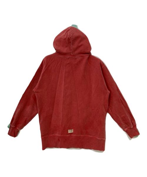 NIGEL CABOURN（ナイジェルケーボン）NIGEL CABOURN (ナイジェルケーボン) Embroidered Arrow Hoody レッド サイズ:Sの古着・服飾アイテム