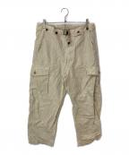 NIGEL CABOURNナイジェルケーボン）の古着「リネンカーゴパンツ」｜ベージュ