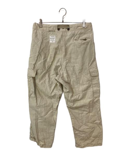 NIGEL CABOURN（ナイジェルケーボン）NIGEL CABOURN (ナイジェルケーボン) リネンカーゴパンツ ベージュ サイズ:81の古着・服飾アイテム
