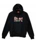 DIESEL（ディーゼル）の古着「24AW S-GINN-HOOD-K45 プルオーバーパーカー」｜ブラック