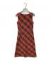BURBERRY BLUE LABEL (バーバリーロンドンブルーレーベル) ノバチェックワンピース レッド サイズ:36：7000円