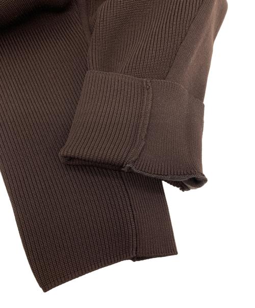 KUMIKYOKU（クミキョク）KUMIKYOKU (クミキョク) スポンディッシュニット カーディガン ブラウン サイズ:Fの古着・服飾アイテム
