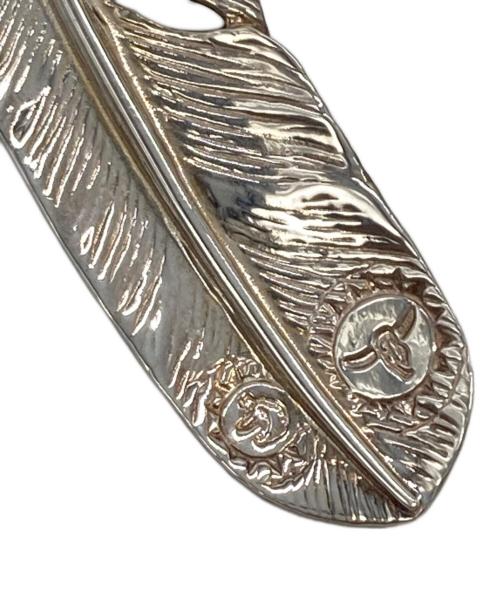 Tady & King（タディアンドキング）Tady & King (タディアンドキング) ハートSVフェザー金縄スパイダーターコイズGPイーグル特大+チェーン＋フック シルバー サイズ:-の古着・服飾アイテム