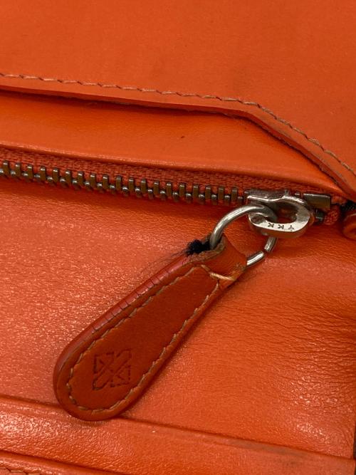 ETTINGER（エッティンガー）ETTINGER (エッティンガー) SLIM LONG WALLET ブラック×オレンジ サイズ:-の古着・服飾アイテム