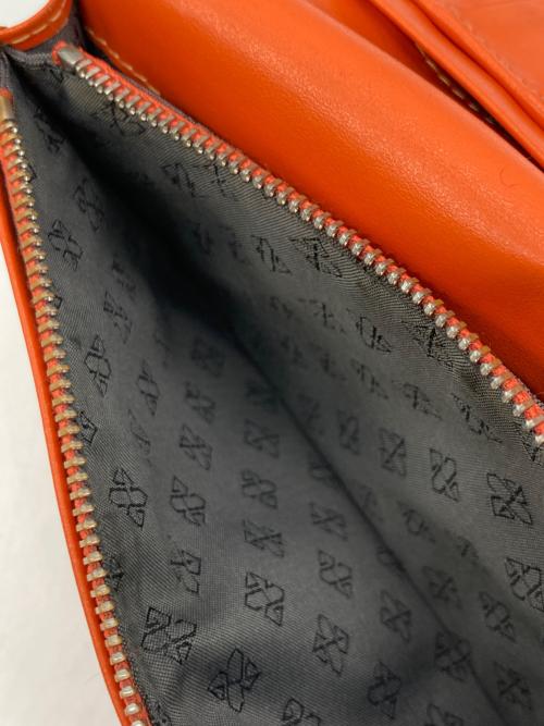 ETTINGER（エッティンガー）ETTINGER (エッティンガー) SLIM LONG WALLET ブラック×オレンジ サイズ:-の古着・服飾アイテム