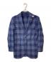 L.B.M.1911（エルビーエム1911）の古着「ウールチェックテーラードジャケット」｜ブルー