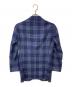 L.B.M.1911 (エルビーエム1911) ウールチェックテーラードジャケット ブルー サイズ:42：8000円