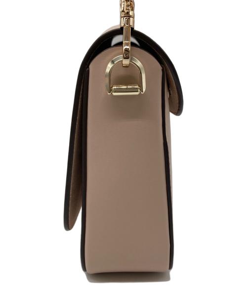 Kate Spade（ケイトスペード）Kate Spade (ケイトスペード) ニコラ ファーツイストロック チェーンショルダーバッグ ピンクの古着・服飾アイテム