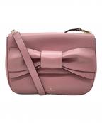 Kate Spadeケイトスペード）の古着「OLIVE DRIVE HETTY BOW CROSSBODY バッグ シ」｜ピンク