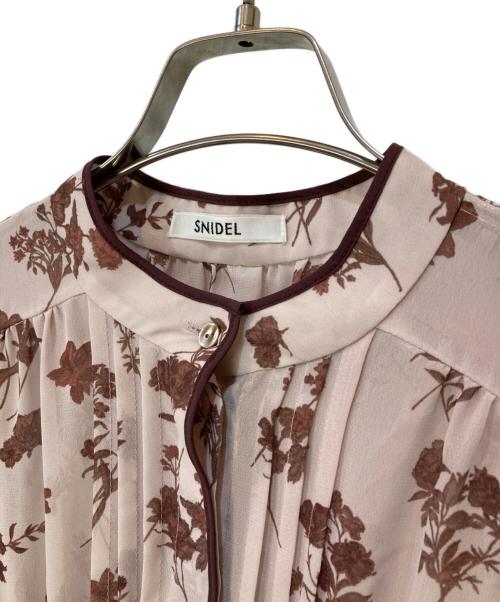 Snidel（スナイデル）Snidel (スナイデル) バイカラープリーツワンピース ピンクの古着・服飾アイテム