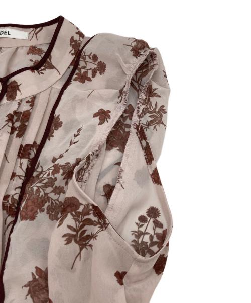 Snidel（スナイデル）Snidel (スナイデル) バイカラープリーツワンピース ピンクの古着・服飾アイテム