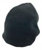 NUMBER (N)INEナンバーナイン）の古着「05SS 裏地ボーダー バルーン ニットキャップ」｜ブラック×グレー