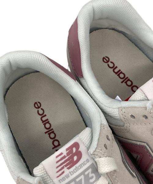 NEW BALANCE（ニューバランス）NEW BALANCE (ニューバランス) NEW BALANCE WL373OK2 ローカットスニーカー ホワイト×ピンク サイズ:US8の古着・服飾アイテム