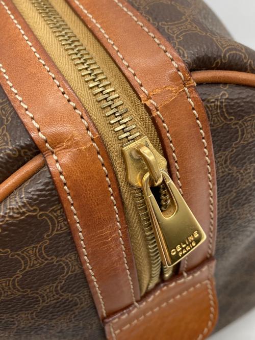 CELINE（セリーヌ）CELINE (セリーヌ) マカダム柄 ボストンバッグ ブラウン サイズ:-の古着・服飾アイテム