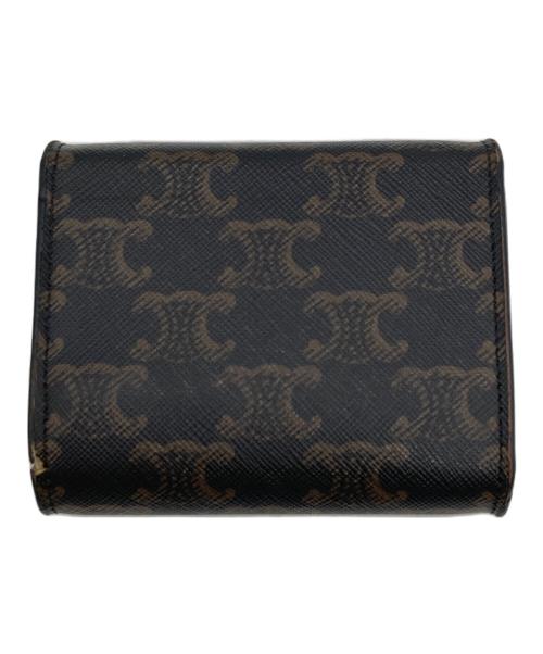 CELINE（セリーヌ）CELINE (セリーヌ) スモールフラップウォレット トリオンフ / トリオンフキャンバス タン サイズ:-の古着・服飾アイテム
