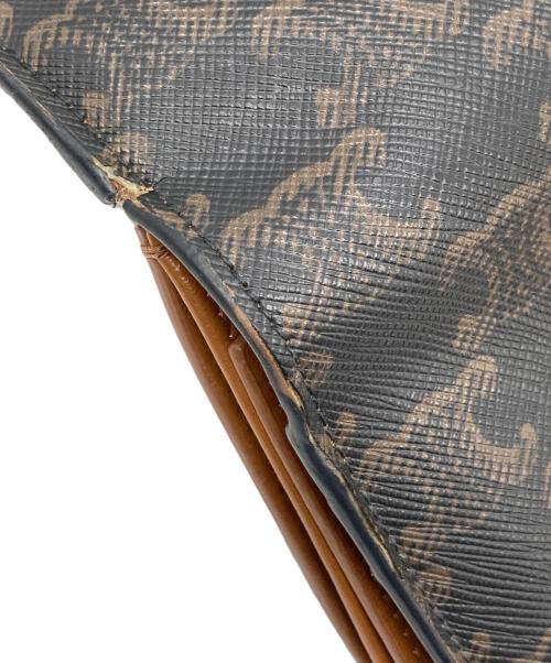 CELINE（セリーヌ）CELINE (セリーヌ) スモールフラップウォレット トリオンフ / トリオンフキャンバス タン サイズ:-の古着・服飾アイテム