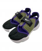 NIKEナイキ）の古着「AQUA RIFTローカットスニーカー」｜BLACK/MEDIUM OLIVE