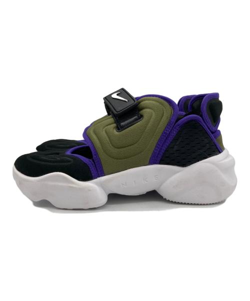 NIKE（ナイキ）NIKE (ナイキ) AQUA RIFTローカットスニーカー BLACK/MEDIUM OLIVE サイズ:US6の古着・服飾アイテム