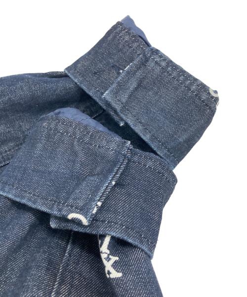 X-LARGE（エクストララージ）X-LARGE (エクストララージ) LOGO DENIM BOA JACKET インディゴ サイズ:Lの古着・服飾アイテム