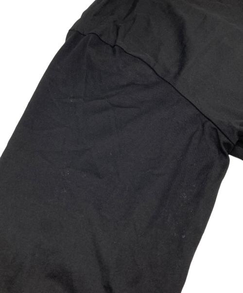 BURBERRY（バーバリー）BURBERRY (バーバリー) Jalad Check Neck Long sleeve T-Shirt ブラック サイズ:XLの古着・服飾アイテム