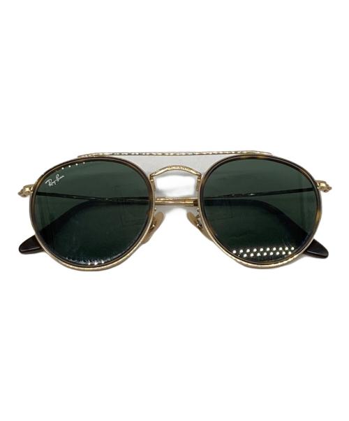 RAY-BAN（レイバン）RAY-BAN (レイバン) ROUND DOUBLE BRIDGE サングラス ゴールド サイズ:51□22-145-47の古着・服飾アイテム