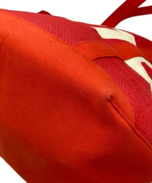SUPREME（シュプリーム）SUPREME (シュプリーム) Raffia Tote Bag レッド サイズ:-の古着・服飾アイテム