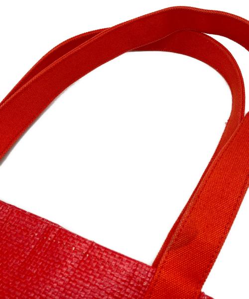 SUPREME（シュプリーム）SUPREME (シュプリーム) Raffia Tote Bag レッド サイズ:-の古着・服飾アイテム