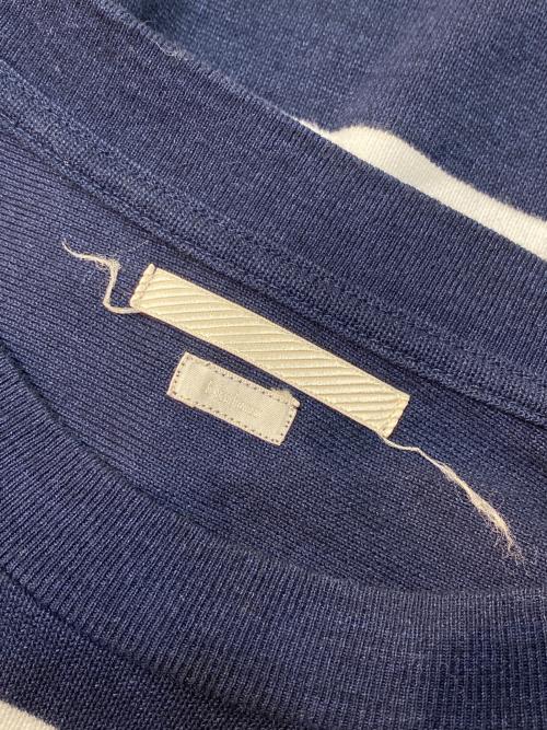 BLURHMS（ブラームス）BLURHMS (ブラームス) Border Super Size Tee ネイビー サイズ:Ｆreeの古着・服飾アイテム
