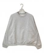 MARKAWAREマーカウェア）の古着「オーガニックコットンヘビー吊裏毛 / ヒュージスウェットショート」｜グレー