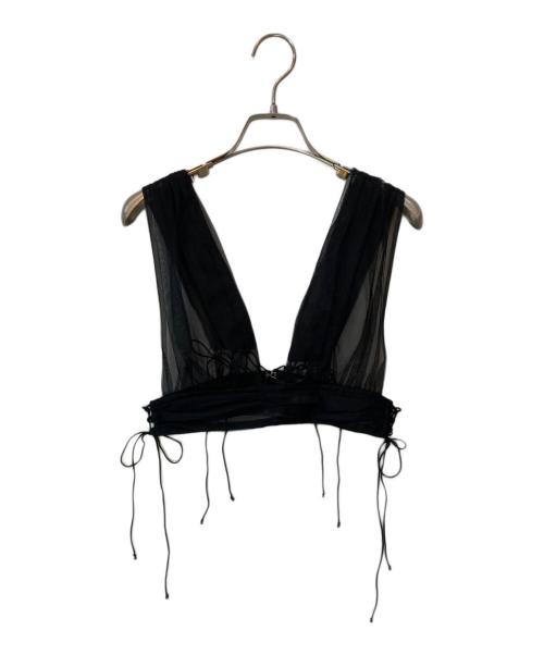 FETICO（フェティコ）FETICO (フェティコ) チュールブラ ブラック サイズ:-の古着・服飾アイテム