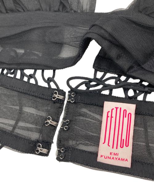 FETICO（フェティコ）FETICO (フェティコ) チュールブラ ブラック サイズ:-の古着・服飾アイテム