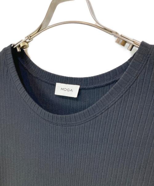 MOGA（モガ）MOGA (モガ) ランダムテレコ×ワックスタイプライタードッキングワンピース ブラック サイズ:13の古着・服飾アイテム