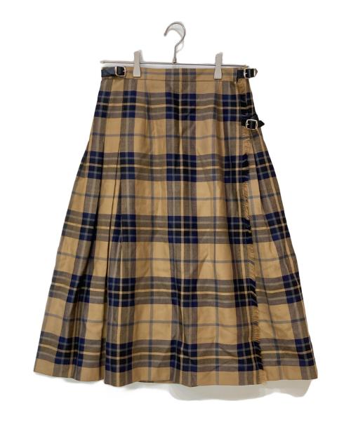O'NEIL OF DUBLIN（オニールオブダブリン）O'NEIL OF DUBLIN (オニールオブダブリン) CONOR PASS キルトスカート ブラウン サイズ:40の古着・服飾アイテム