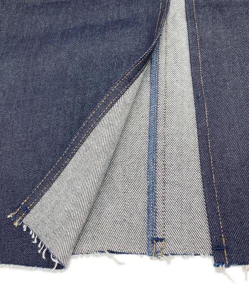 anuans（アニュアンス）anuans (アニュアンス) シームデザインデニムタイトスカート インディゴの古着・服飾アイテム