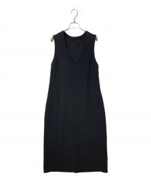 Adam et Rope（アダム エ ロペ）の古着「ハイゲージカットソーワンピース」｜ブラック