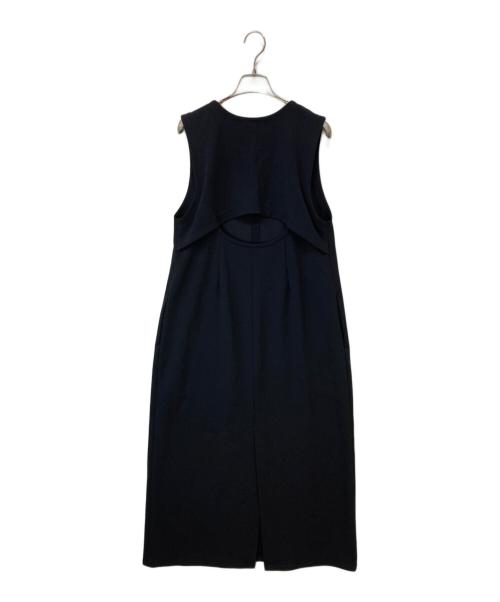 Adam et Rope（アダム エ ロペ）Adam et Rope (アダム エ ロペ) ハイゲージカットソーワンピース ブラック サイズ:Fの古着・服飾アイテム