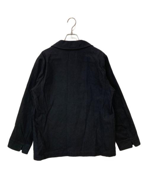 MHL（エムエイチエル）MHL (エムエイチエル) WORN LINEN COTTON DRILL ジャケット ブラック サイズ:Ⅱの古着・服飾アイテム