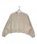 NIKEナイキ）の古着「ASWNSW ESSNTL CLCTN FLC OS CRW」｜ベージュ