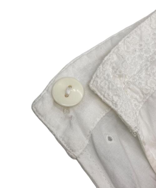 SLOBE IENA（スローブ イエナ）SLOBE IENA (スローブ イエナ) エンブロイダリーオーバーオール ホワイト サイズ:-の古着・服飾アイテム