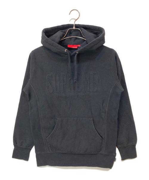 SUPREME（シュプリーム）SUPREME (シュプリーム) 16FW Embroidered Outline Hooded Sweatshirt ブラック サイズ:Sの古着・服飾アイテム