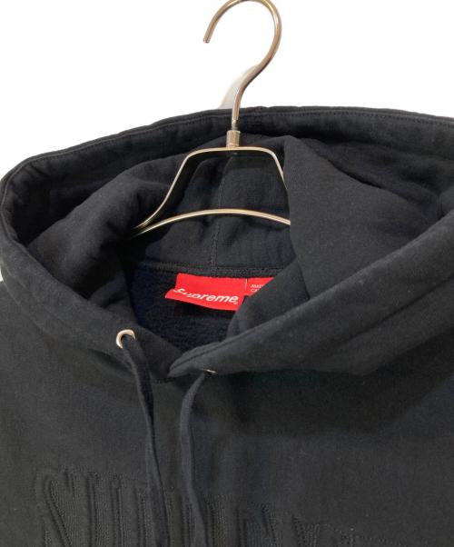 SUPREME（シュプリーム）SUPREME (シュプリーム) 16FW Embroidered Outline Hooded Sweatshirt ブラック サイズ:Sの古着・服飾アイテム