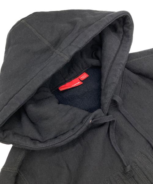 SUPREME（シュプリーム）SUPREME (シュプリーム) 16FW Embroidered Outline Hooded Sweatshirt ブラック サイズ:Sの古着・服飾アイテム