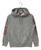 SUPREMEシュプリーム）の古着「17SS Sleeve Arc Hooded Sweatshirt」｜グレー
