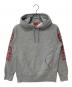SUPREME（シュプリーム）の古着「17SS Sleeve Arc Hooded Sweatshirt」｜グレー